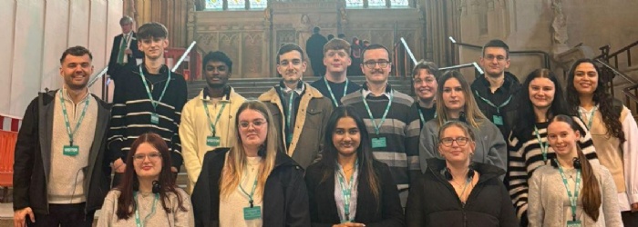 Marine Academy Plymouth Students on their visit to Parliament 